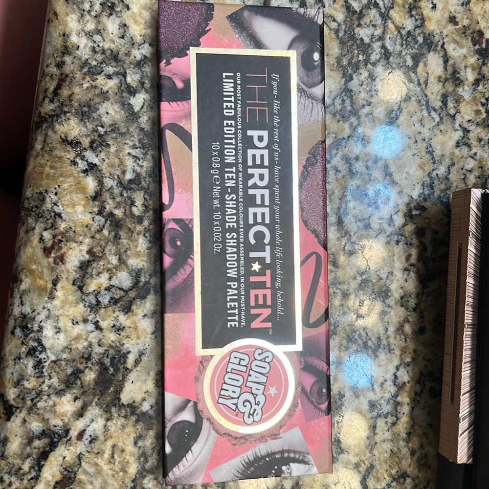The perfect ten soap and glory eyeshadows